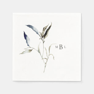 Eleganter Cocktail aus dem Foliage Monogram Serviette
