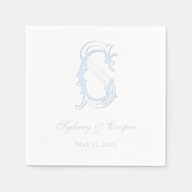 Eleganter Cocktail Napkins Serviette (Vorderseite)