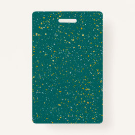 Eleganter Confetti-Raum - aquamarines Grün u. Ausweis