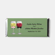Eleganter Couple Wine Wedding Bride and Groom Name