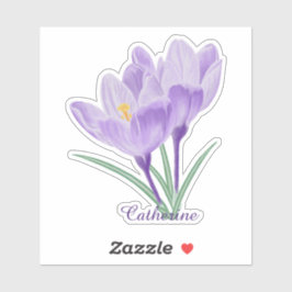 Eleganter Crocus Sticker