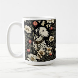 Eleganter Dalmatiner William Morris Inspiriert Kaffeetasse