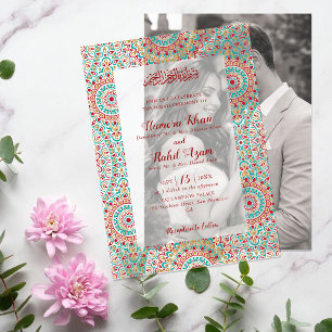 Eleganter Damast verzierter Mihrab muslimische Hoc