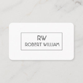 Eleganter Deko Style Pixel Minimalistisch Beruflic Visitenkarte