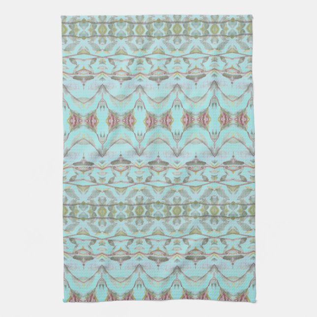 Eleganter Designer Gemustert Geschirrtuch (Vertikal)