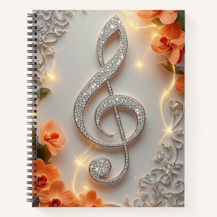 Eleganter Diamant-Schlüsselanhänger in Form eines Notizbuch