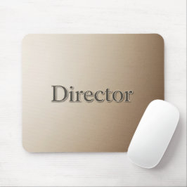 Eleganter Direktor Titel Strukturierter Sandstein Mousepad