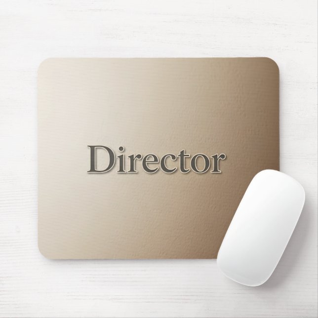 Eleganter Direktor Titel Strukturierter Sandstein  Mousepad (Mit Mouse)