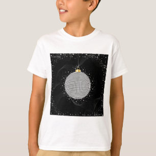 Eleganter Disco-Kugel-Weihnachtsschmuck T-Shirt