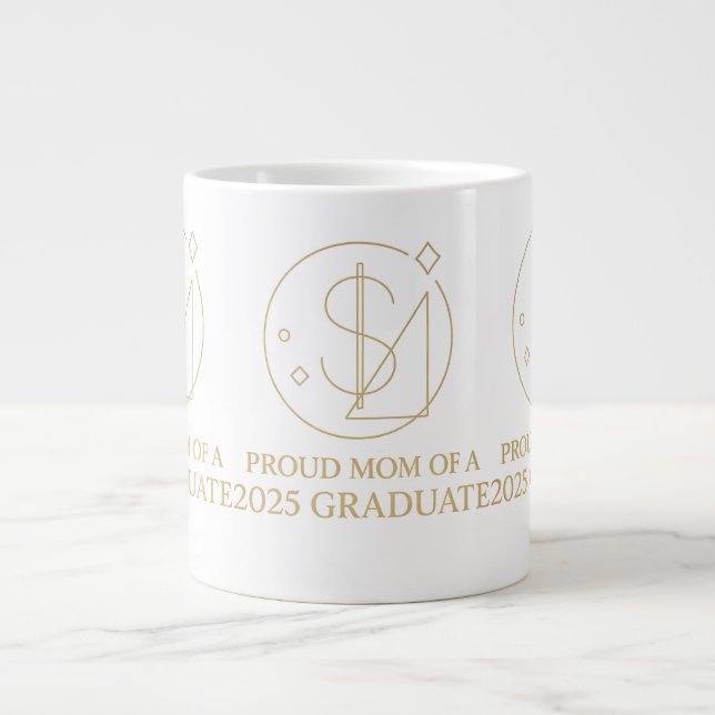Eleganter Dollarpreis - Klasse des Abzeichens 2025 Jumbo-Tasse (Vorderseite)