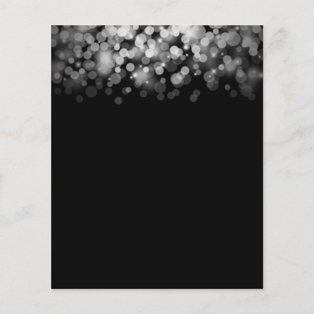 Eleganter dunkler leerer Flyer (Hinten)