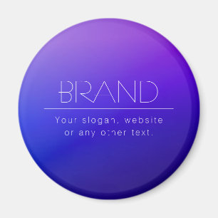 Eleganter editierbarer Text und moderne verblassen Magnet