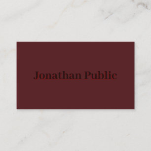 Eleganter einfacher Imitat Gold Text Scannable QR Visitenkarte