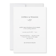 Eleganter, einfacher Luxus auf einer Hochzeit