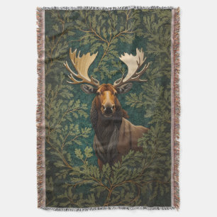 Eleganter Elch im Stil von William Morris Decke