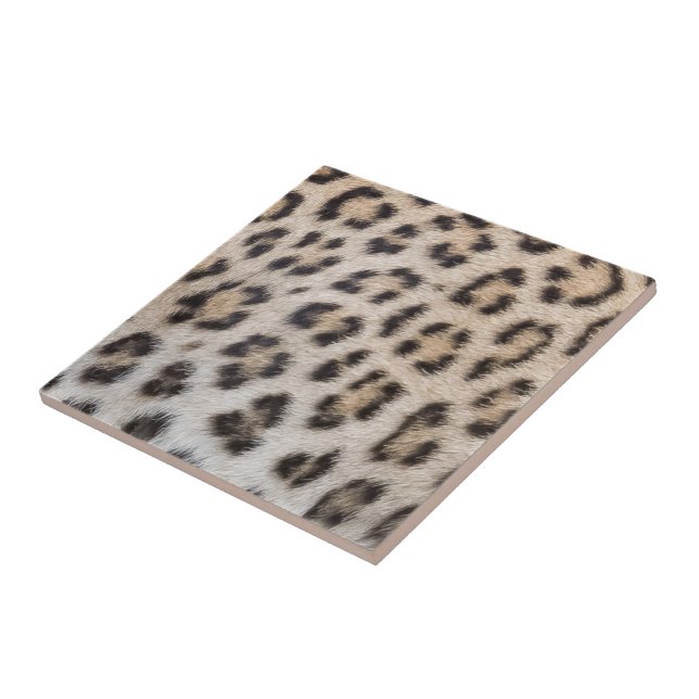 Eleganter, eleganter Leopardengeflecht Fliese (Seite)