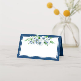 Eleganter Empfang der Marine und der Weißen Flora Platzkarte