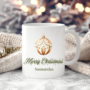 Eleganter, erdiger, nordischer neutraler Stil mit Kaffeetasse