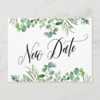Eleganter Eukalyptus - Neuer Termin auf Hochzeit v