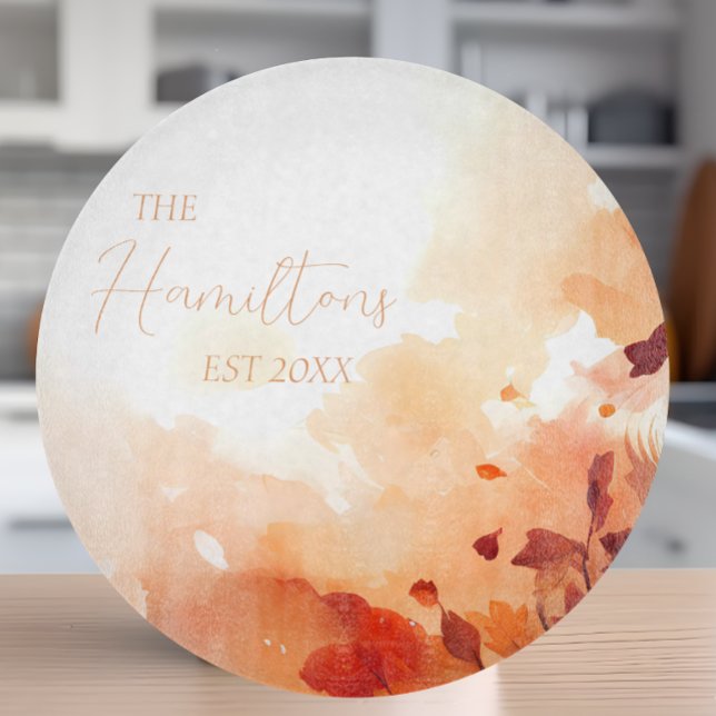 Eleganter Fall Foliage Custom Schneidebrett (Von Creator hochgeladen)
