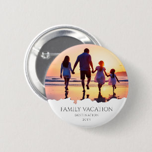 Eleganter Familienurlaub Foto für Familienreisen Button