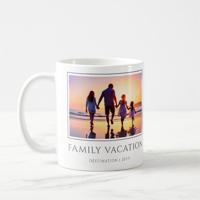 Eleganter Familienurlaub | Foto für Familienreisen Kaffeetasse (Links)