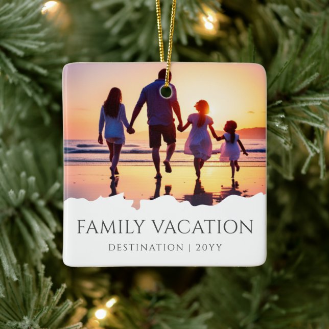 Eleganter Familienurlaub | Foto für Familienreisen Keramikornament (Baum)