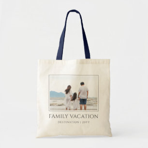 Eleganter Familienurlaub Foto für Familienreisen Tragetasche