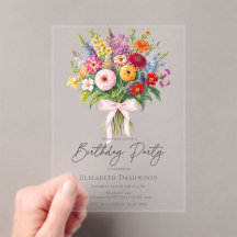 Eleganter farbenfroher Blumenstrauß zum Geburtstag