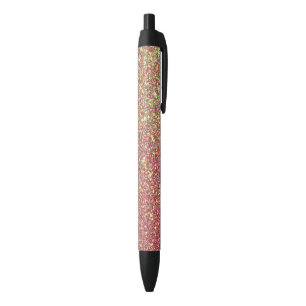 Eleganter farbenfroher Glitzer Kugelschreiber