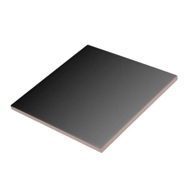 Eleganter Farbverlauf schwarz und grau für moderne Fliese (Seite)