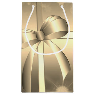Eleganter festlicher Goldbug Kleine Geschenktüte