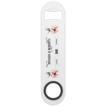 Eleganter Flora Wedding Bottle Opener