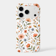 Eleganter floraler botanischer Handyhülle – Modern