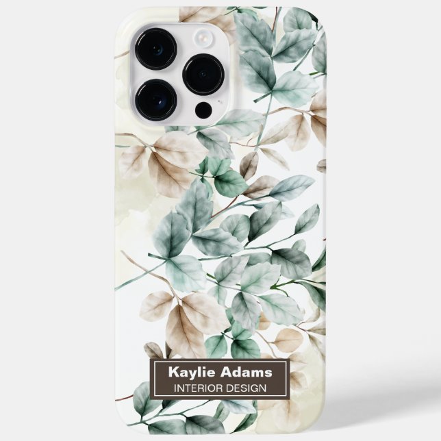 Eleganter, floraler Case-Mate iPhone-Fall Case-Mate iPhone Hülle (Rückseite)