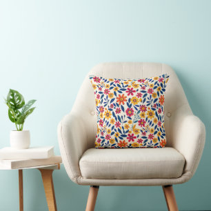 Eleganter floraler Charm 16x16 Drehkissen Kissen