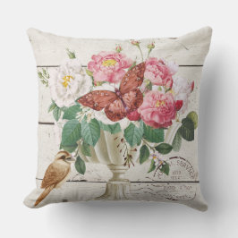 Eleganter floraler französischer Hintergrund Kissen