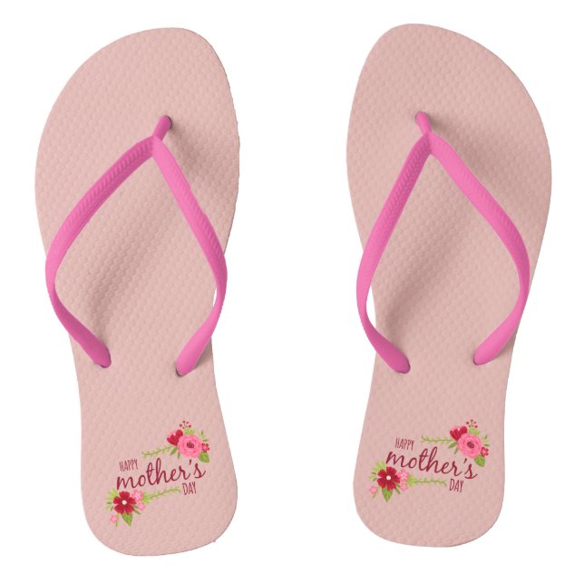 Eleganter floraler Muttertag | Flip Flops (Fußbett)