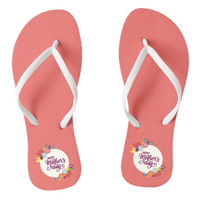 Eleganter floraler Muttertag | Flip Flops (Fußbett)