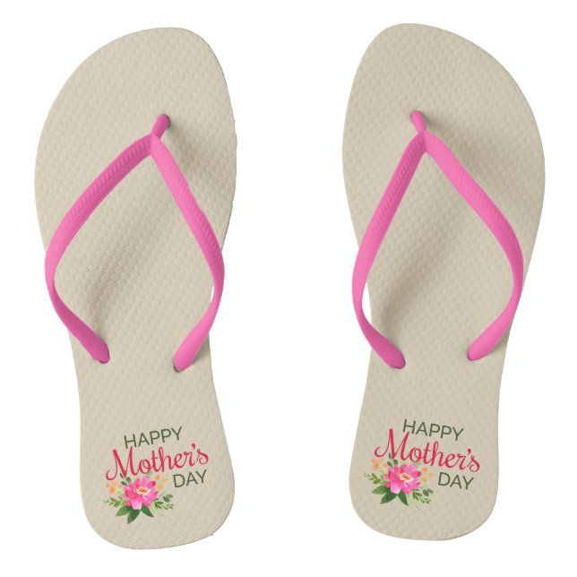 Eleganter floraler Muttertag | Flip Flops (Fußbett)