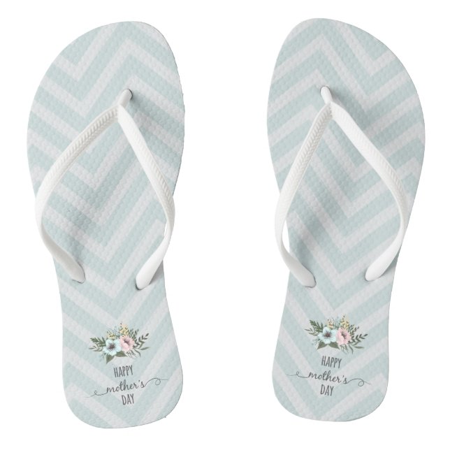 Eleganter floraler Muttertag | Flip Flops (Fußbett)