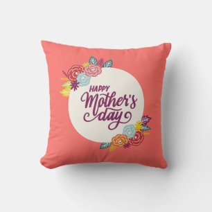 Eleganter floraler Muttertag   Kissen