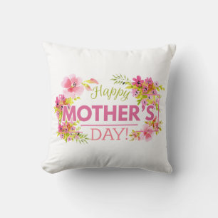 Eleganter floraler Muttertag   Kissen