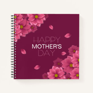 Eleganter floraler Muttertag Notebook Notizbuch