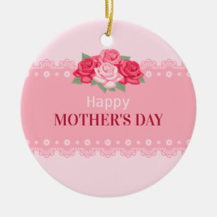 Eleganter floraler Muttertag   Ornament