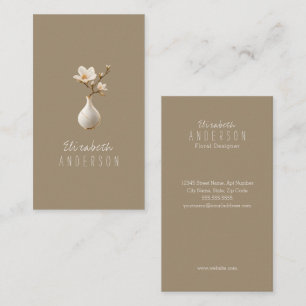 Eleganter Florist Designer Visitenkarte