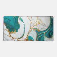 Eleganter flüssiger Marmor Modernes Aquamarines Go
