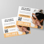 Eleganter Foto Massage Therapist Discount Flyer<br><div class="desc">Eleganter Foto Massage Therapist Discount Flyer</div>