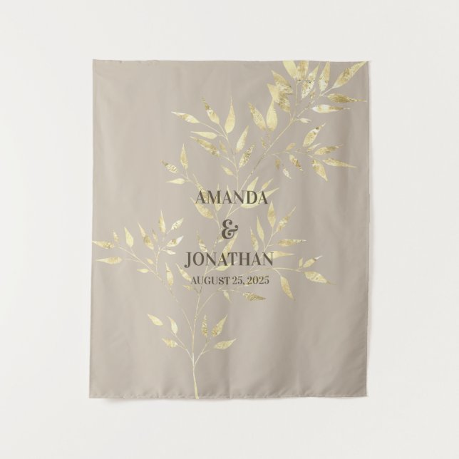 Eleganter Foto-Stand Wandteppich (Vorderseite)