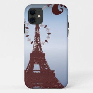 eleganter, französischer Pariseiffturm iPhone 11 Hülle